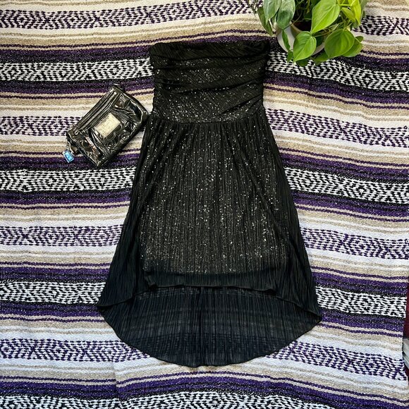 EXPRESS High-Low Sequins Dress - Picture 1 of 13